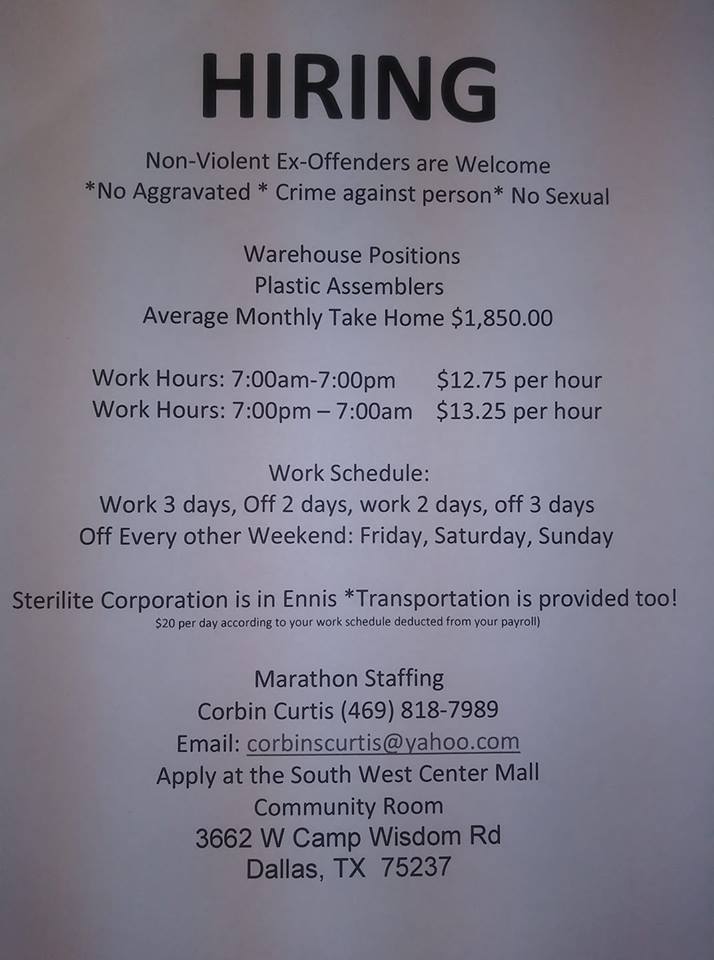 Jobs for people with felonies in cleveland ohio